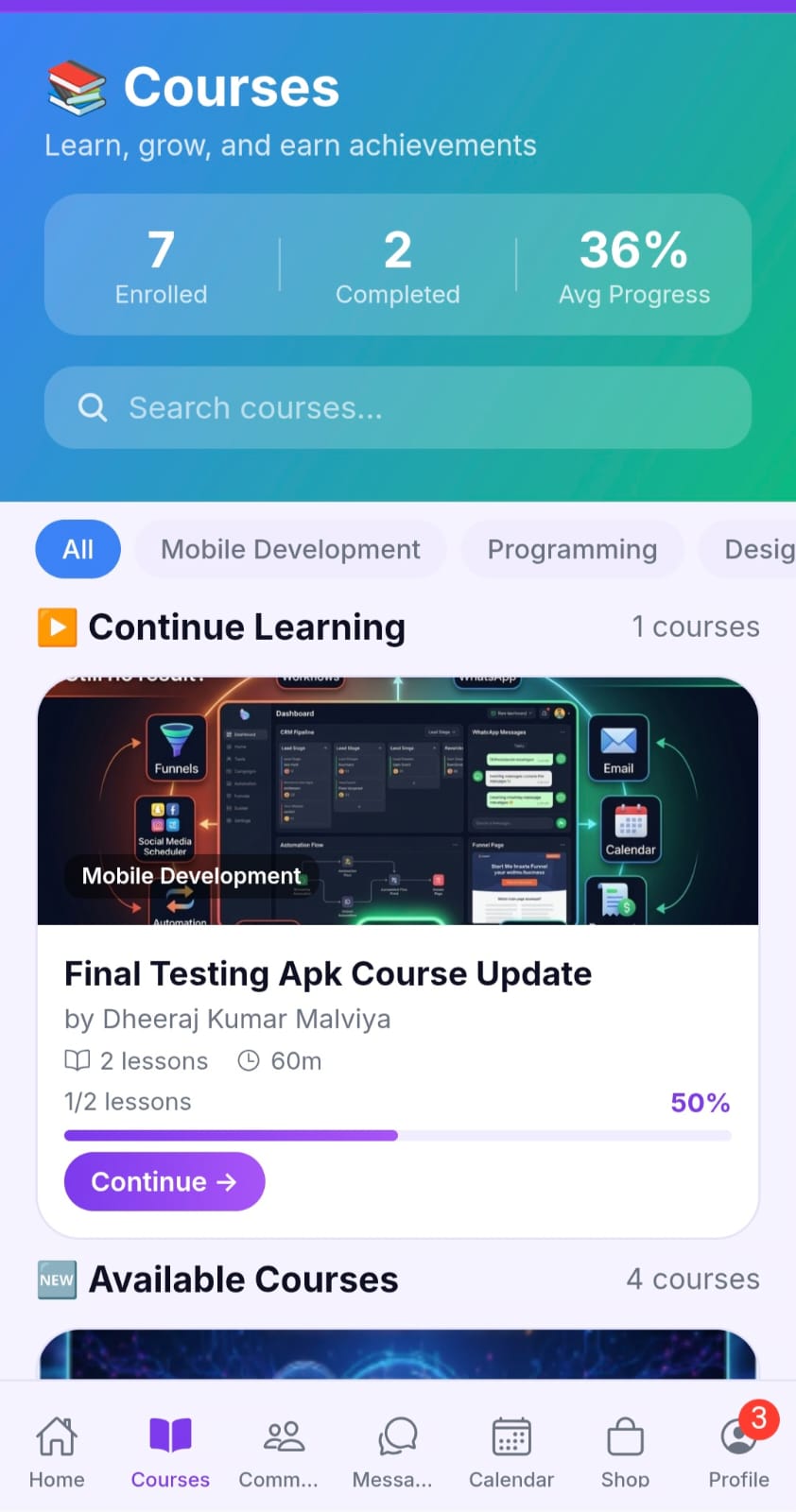 Courses