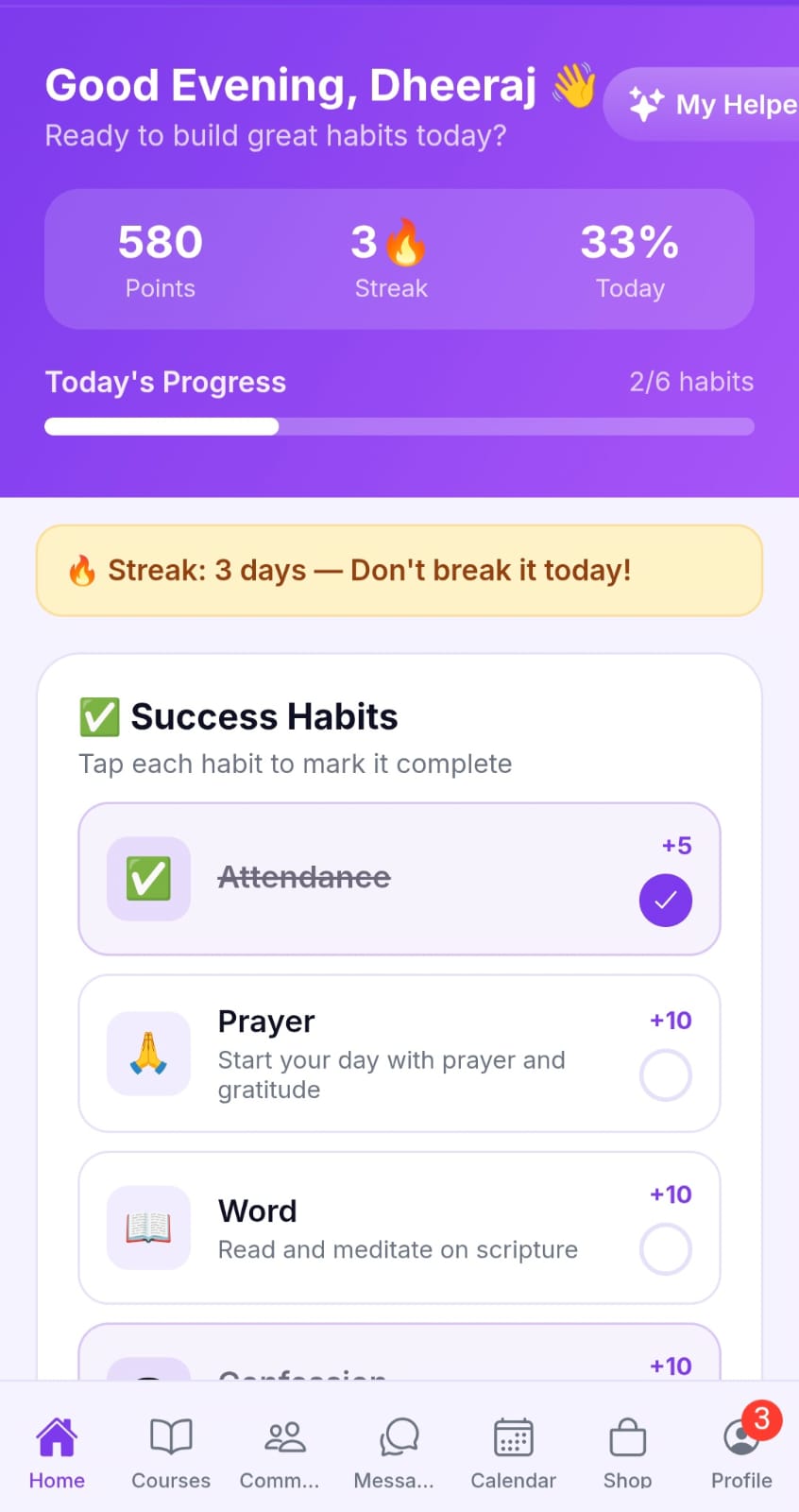 Home / Habits